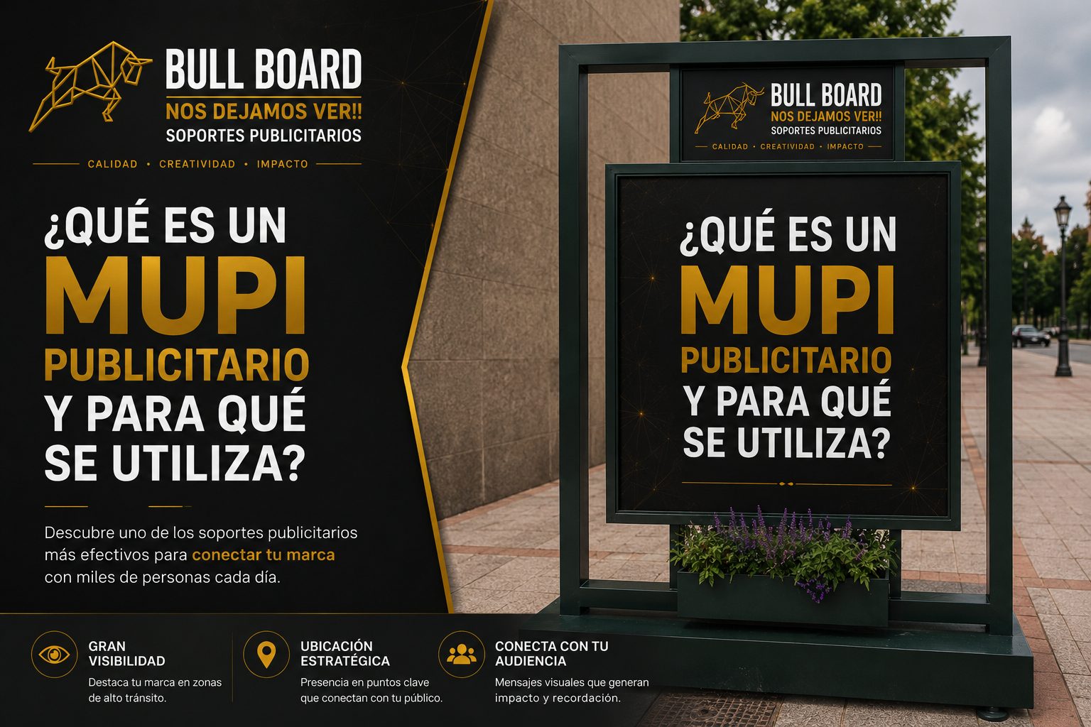 ¿Qué es un mupi publicitario y para qué se utiliza?